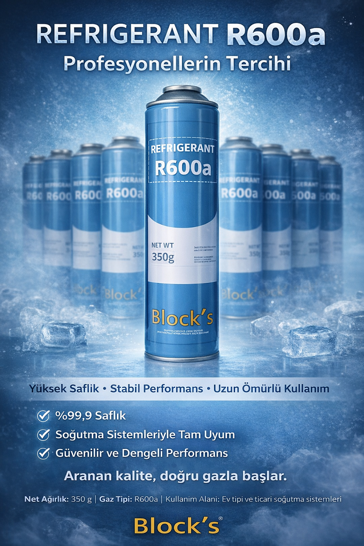 R600 SOĞUTUCU AKIŞKAN GAZ BLOCK'S 350 GR